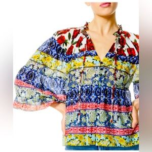 Alice + Olivia
Marlyn Tieneck Button-Front Blouse size-L